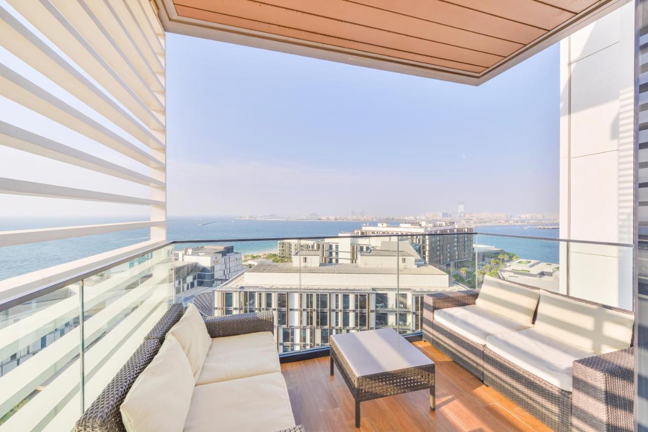 Posh 2 Bedroom Oceanfront Apt In The Heart Of Bluewaters Island Dubaj Exteriér fotografie