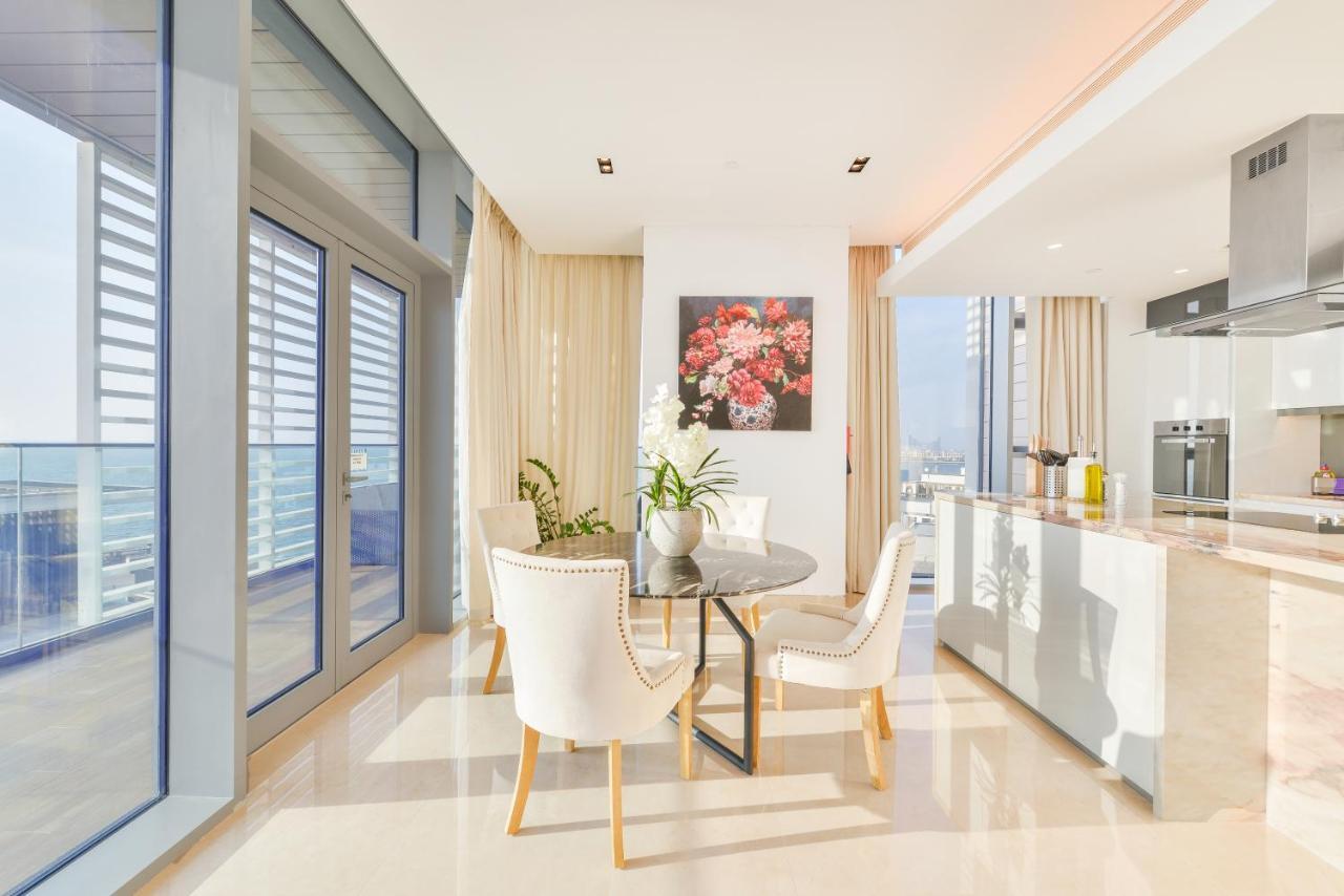Posh 2 Bedroom Oceanfront Apt In The Heart Of Bluewaters Island Dubaj Exteriér fotografie
